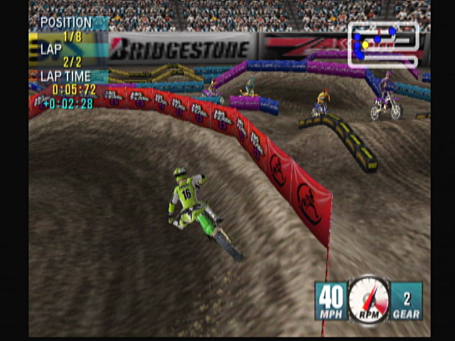 Jeremy McGrath Supercross 2000 screenshot 5 for Sega Dreamcast